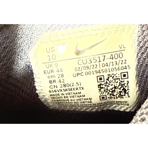 NIKE RUN SWIFT 2.0 Men's 10 Blue running sneaker shoes CU3517-400 - Picture 8 of 10